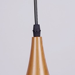 Retro Pendellampe I Trestruktur I Metall Kafépendellamper