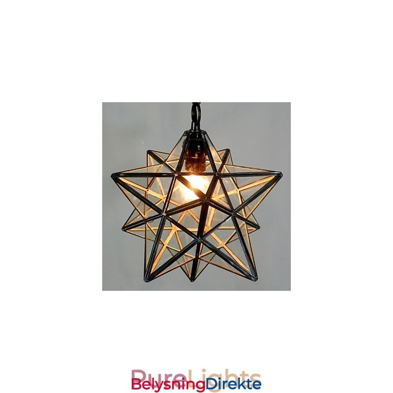 Pentagon Star Light – En Sammentrukket Og Moderne Lysekronelampe