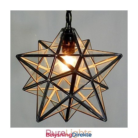 Pentagon Star Light – En Sammentrukket Og Moderne Lysekronelampe