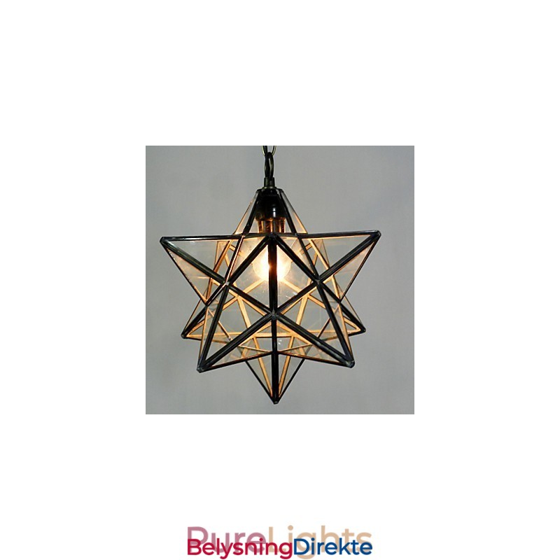Pentagon Star Light – En Sammentrukket Og Moderne Lysekronelampe