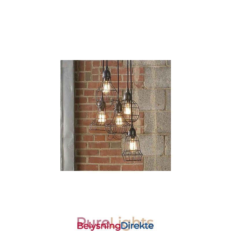 Landlig Mini-Stil Maleri Metalllysekrone