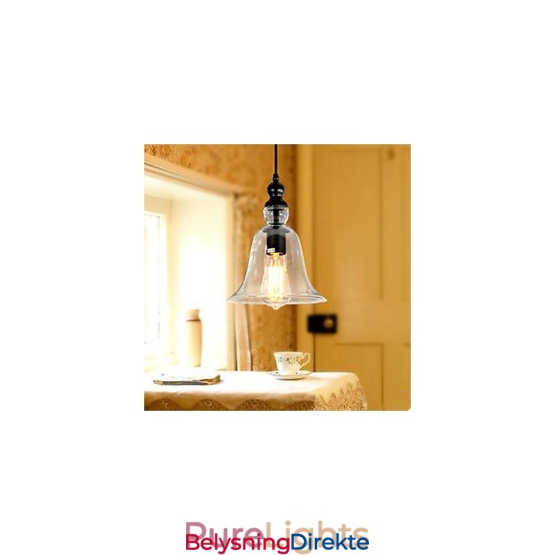 Europeisk Kontraktsfestet Loftslysekrone I Glass