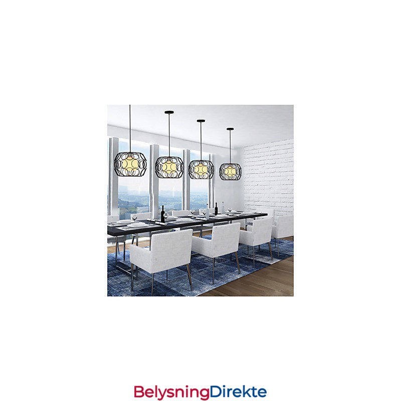 Kreativ, Kontraktsfestet Nordisk Smijernsglasslampe Med Ett Hode