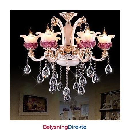 Moderne, Enkel Europeisk Stil Kinesisk Lilla Jadekrystallanheng