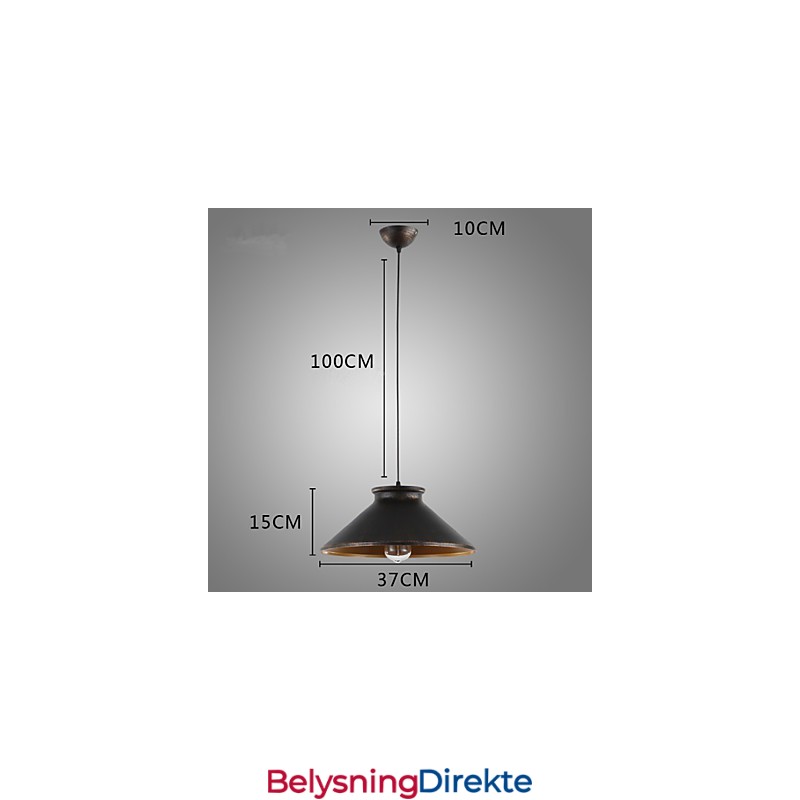 Retro Designer Metall Pendellampe