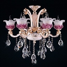 Moderne, Enkel Europeisk Stil Kinesisk Lilla Jadekrystallanheng