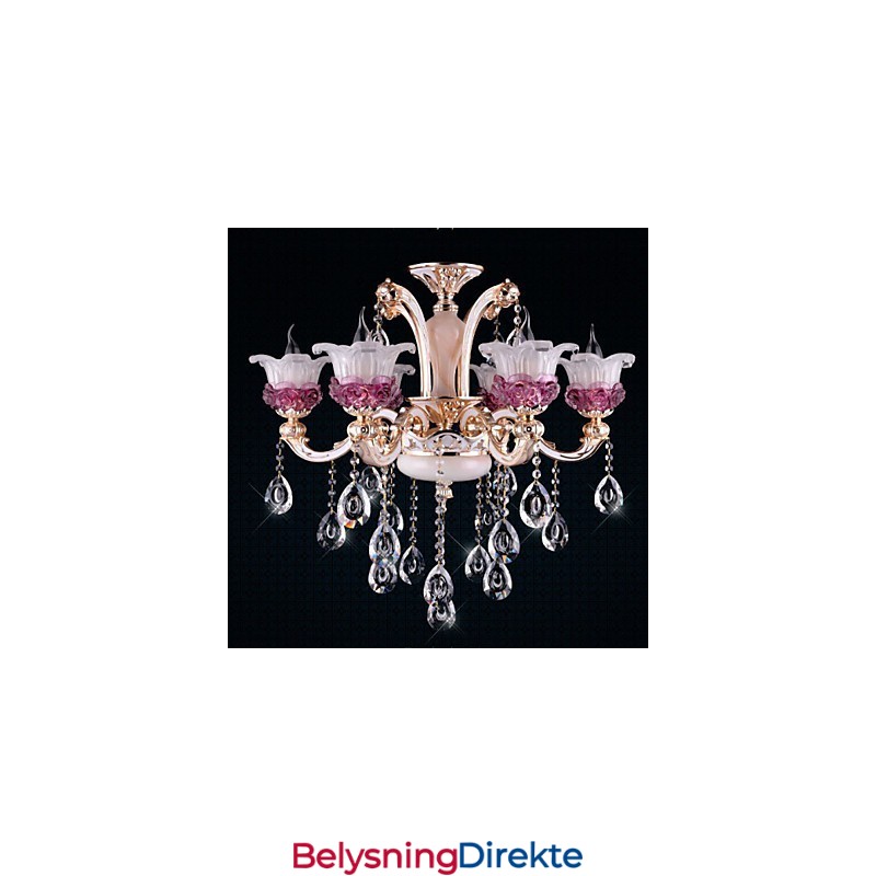 Moderne, Enkel Europeisk Stil Kinesisk Lilla Jadekrystallanheng