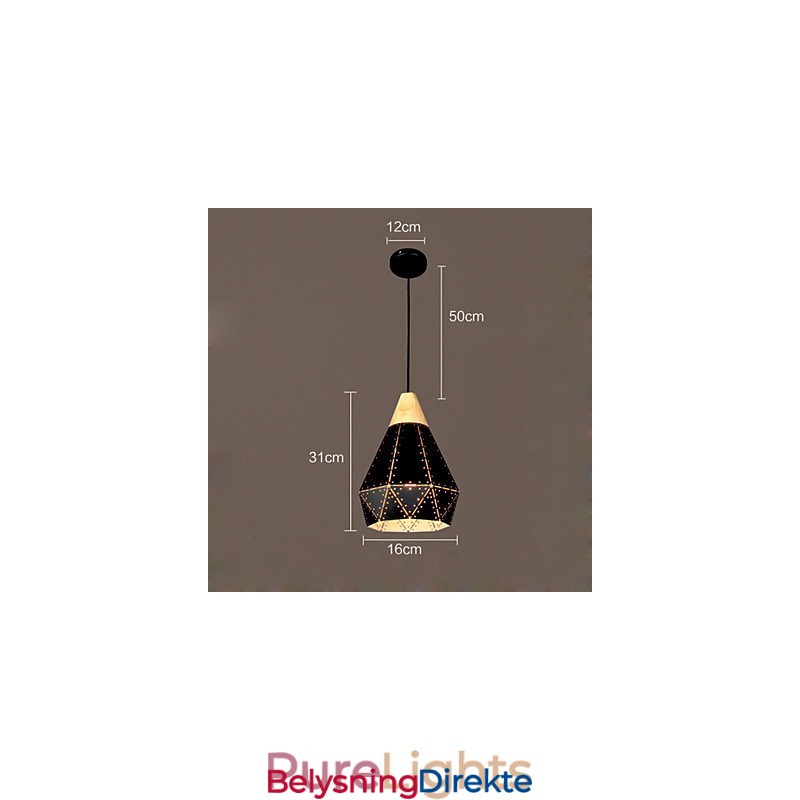 Retro Klassiske Metalltaklamper Enkle Pendellamper Kafependellampe