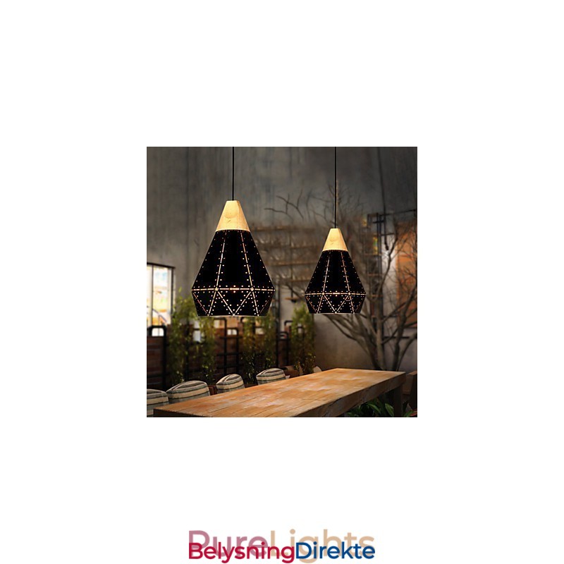 Retro Klassiske Metalltaklamper Enkle Pendellamper Kafependellampe