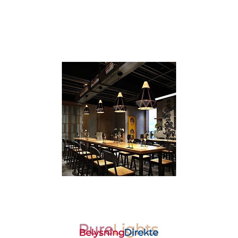 Retro Klassiske Metalltaklamper Enkle Pendellamper Kafependellampe