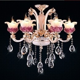 Moderne, Enkel Europeisk Stil Kinesisk Lilla Jadekrystallanheng