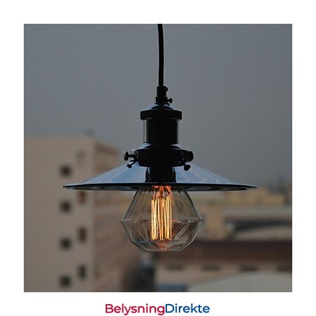 Landlig Krom Metall Pendellampe