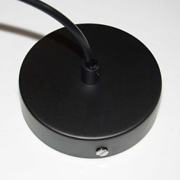 Loft-Lampe Vintage Pendellampe Edison-Lampe Svart Jern Metall Burlampeskjerm Lagerstil Lampe