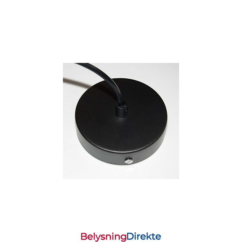 Loft-Lampe Vintage Pendellampe Edison-Lampe Svart Jern Metall Burlampeskjerm Lagerstil Lampe