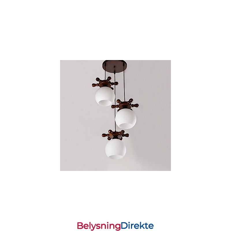 Europeisk Middelhavsskipsror Glass Spisestue Pendel Enkel Moderne Heltre Lamper