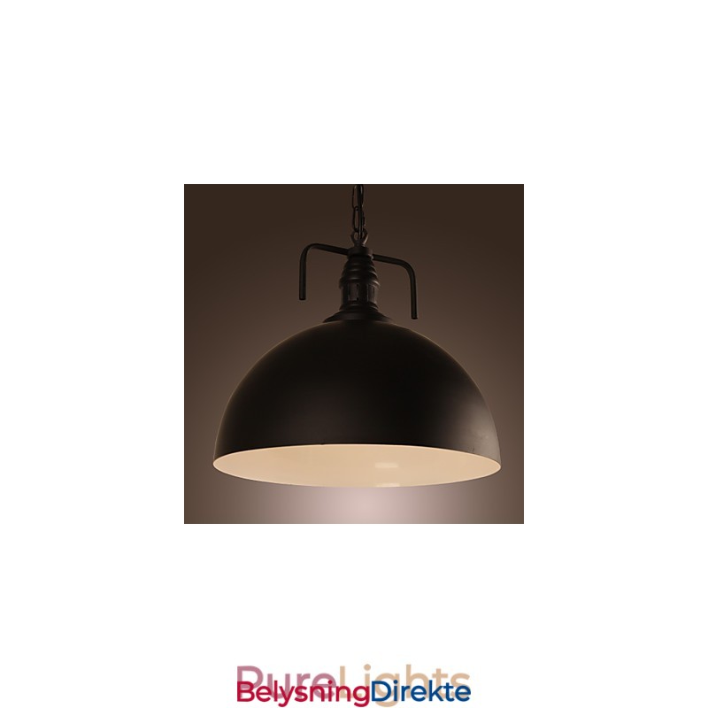 Tradisjonell Klassisk Retro-Pendellampe I Ministil Med Maleri