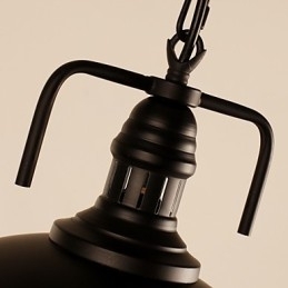 Tradisjonell Klassisk Retro-Pendellampe I Ministil Med Maleri