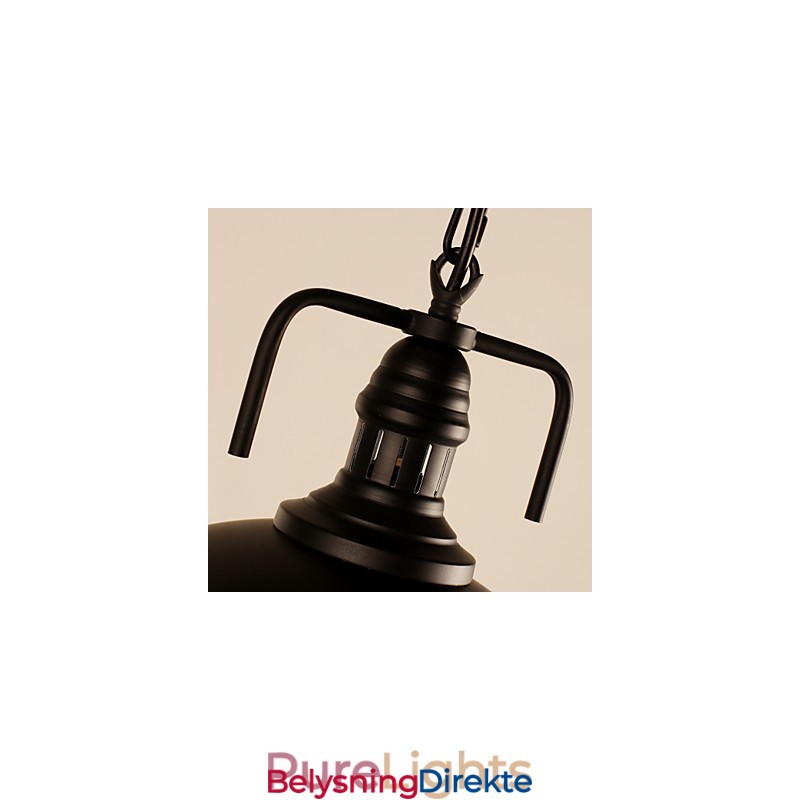 Tradisjonell Klassisk Retro-Pendellampe I Ministil Med Maleri