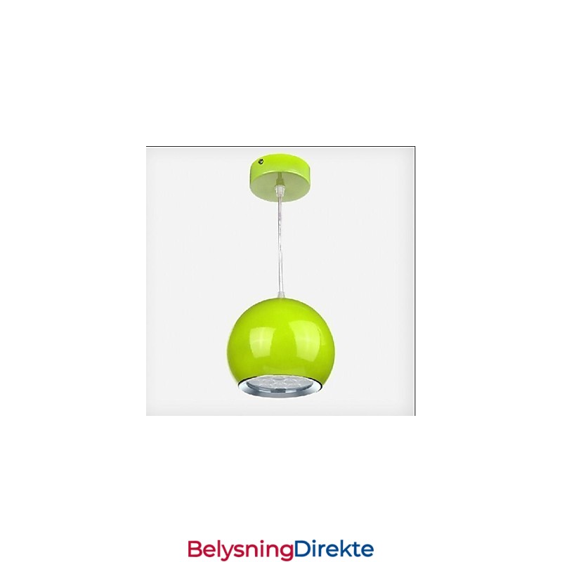 Moderne Og Moderne Globemaleri I Metall Med Pendellampe