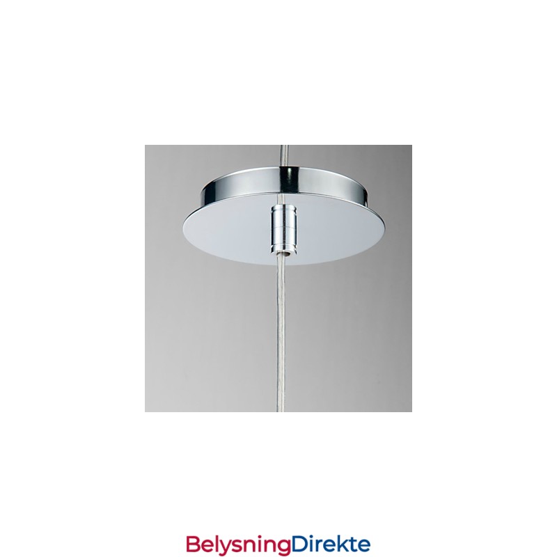 Tradition Classic Gjennomsiktig Glasslysekrone Med 1 Lys