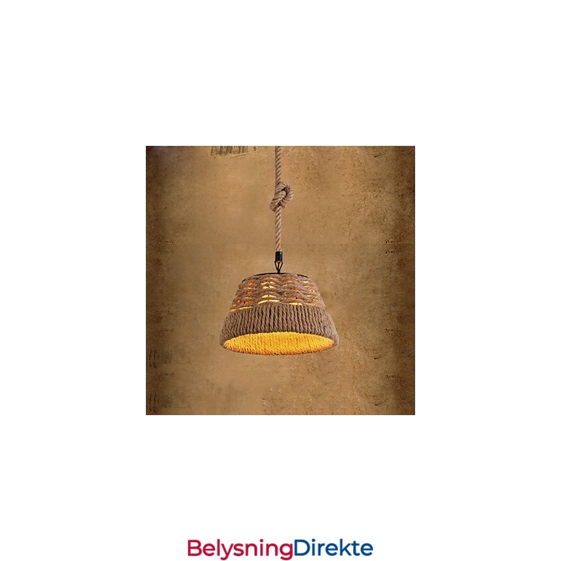 Loft Industriell Vind Kreativ Nordisk Hamptau Måltider Lysekrone Lampe