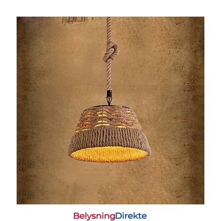 Loft Industriell Vind Kreativ Nordisk Hamptau Måltider Lysekrone Lampe