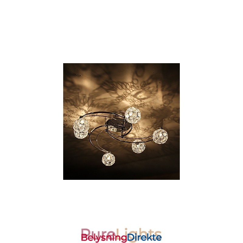 Moderne Samtidskunstnerisk Galvanisert Innfelt Montering