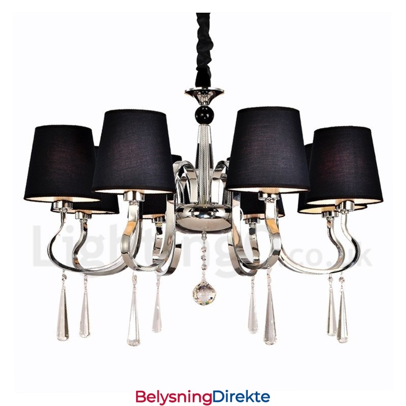 Moderne Samtids Tradisjonell Klassisk Rustikk Hytte Vintage Landlig Øy Krom Metalllysekrone