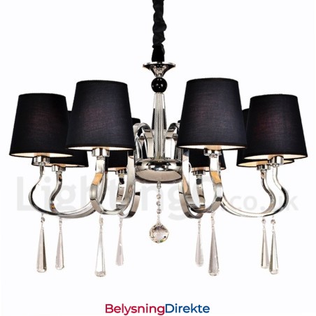 Moderne Samtids Tradisjonell Klassisk Rustikk Hytte Vintage Landlig Øy Krom Metalllysekrone