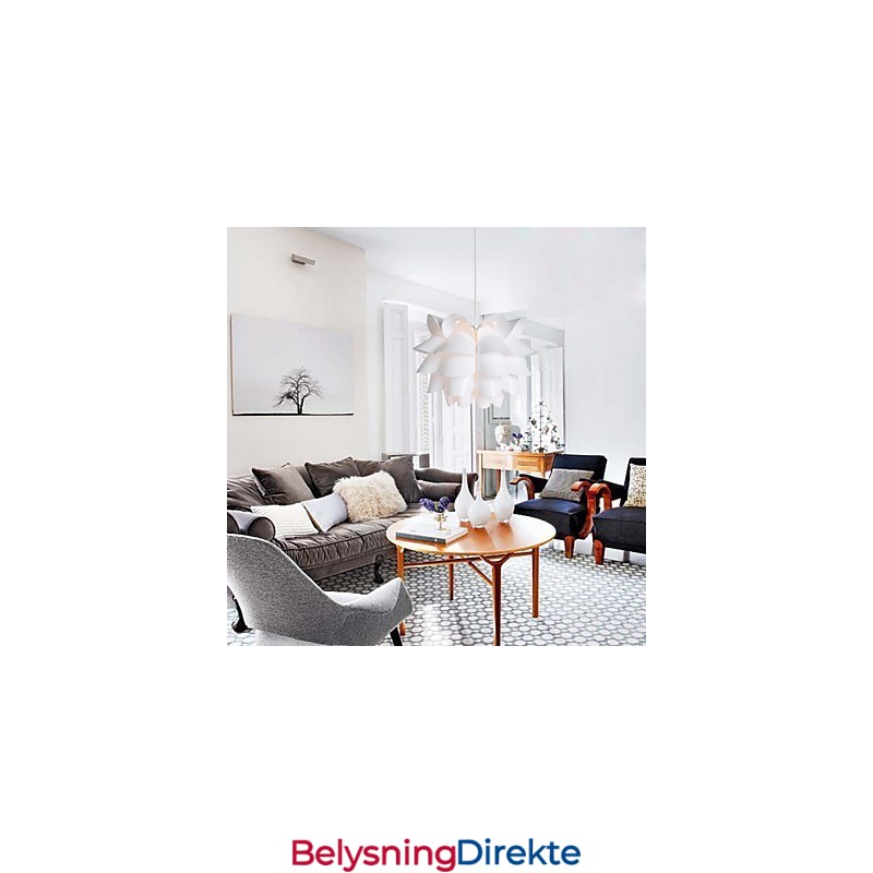 Moderne Og Kontraktsfestet Nordic Idea White Lotus Droplight-Lampe