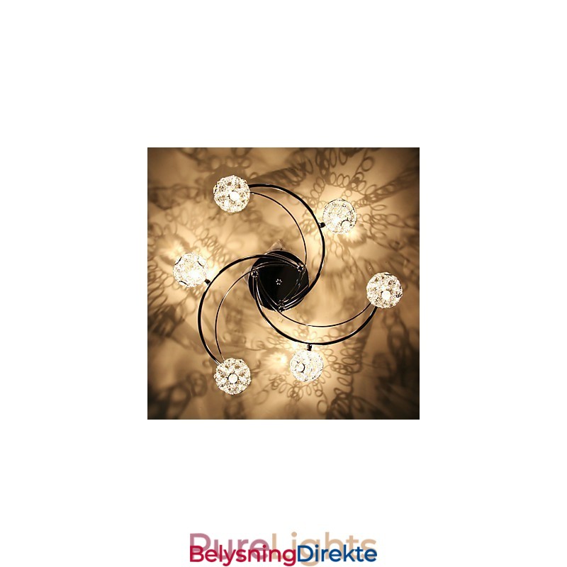 Moderne Samtidskunstnerisk Galvanisert Innfelt Montering