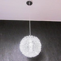 Moderne Og Moderne Globeformet Metallpendellampe