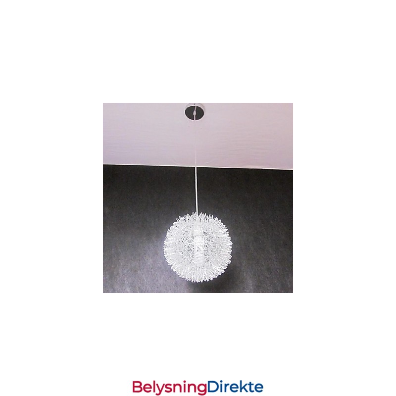 Moderne Og Moderne Globeformet Metallpendellampe