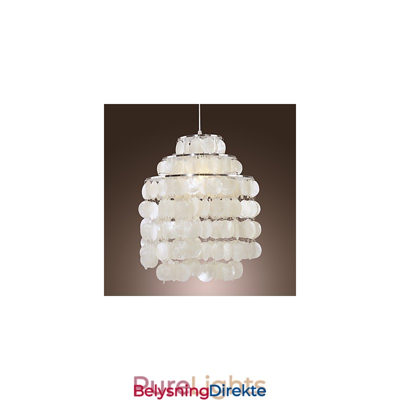 Moderne, Moderne Pendellampe I Ministil I Krom