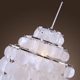 Moderne, Moderne Pendellampe I Ministil I Krom