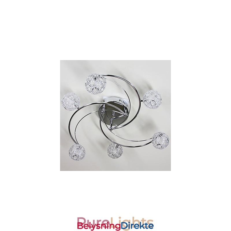 Moderne Samtidskunstnerisk Galvanisert Innfelt Montering