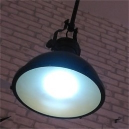 Amerikansk Landlig Jernlysekrone Enkelt Hodet Svart Industriell Vindlysekrone