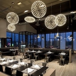 Moderne Lysekrone Kreativ Rund Dråpelampe