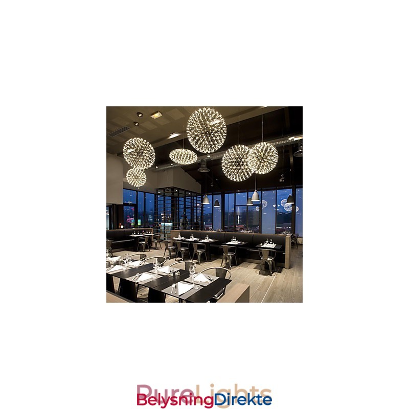 Moderne Lysekrone Kreativ Rund Dråpelampe