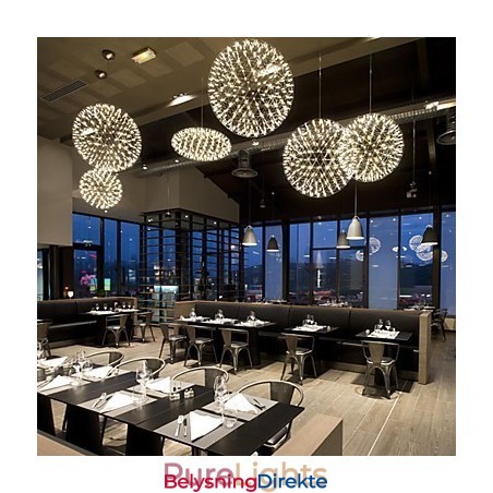 Moderne Lysekrone Kreativ Rund Dråpelampe