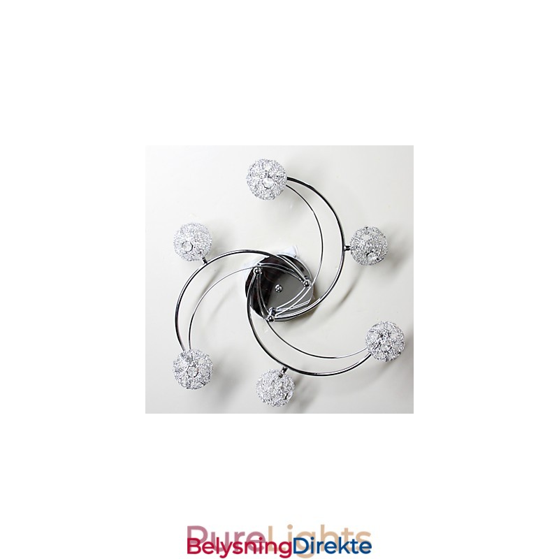 Moderne Samtidskunstnerisk Galvanisert Innfelt Montering