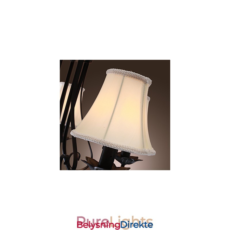 Tradisjonell Klassisk Antikk Messinglysekrone