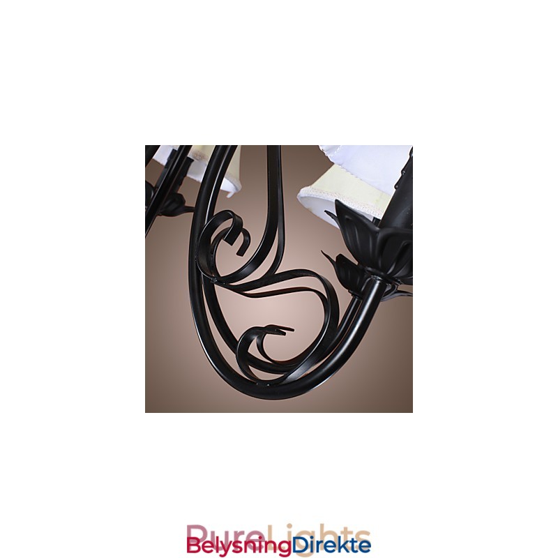 Tradisjonell Klassisk Antikk Messinglysekrone