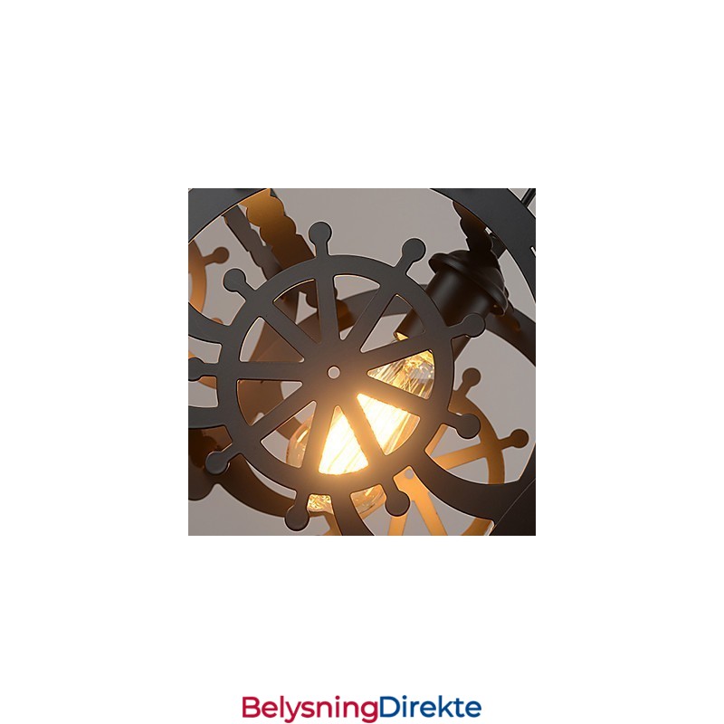 Retro Klassiske Metalltaklamper Enkle Pendellamper Kafependellampe