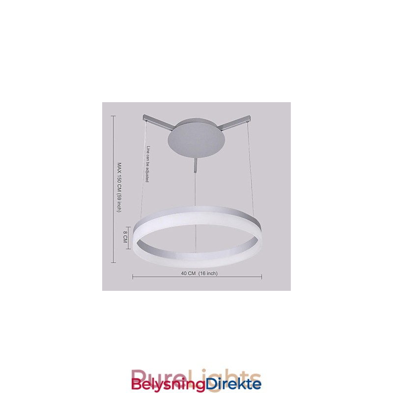 Moderne Samtidsstil Andre Metall Pendellampe