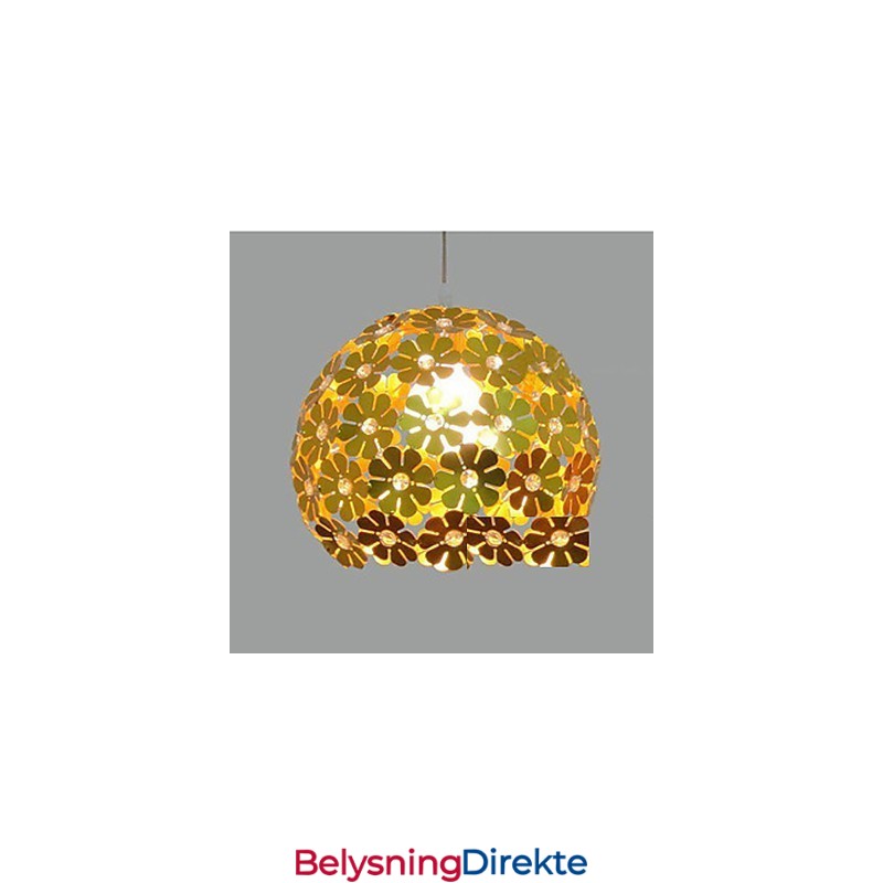 Moderne Farge Plommeblomstkule Enkelthodet Krystalldråpelys