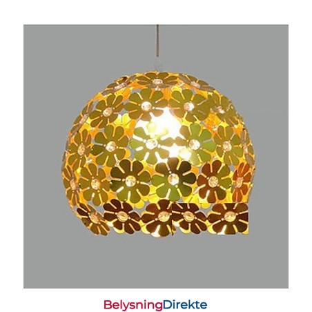 Moderne Farge Plommeblomstkule Enkelthodet Krystalldråpelys