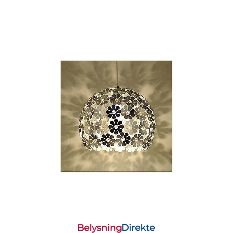 Moderne Farge Plommeblomstkule Enkelthodet Krystalldråpelys