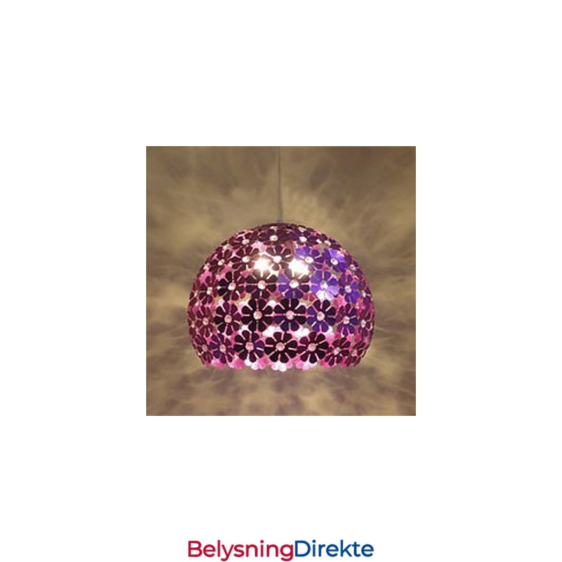 Moderne Farge Plommeblomstkule Enkelthodet Krystalldråpelys