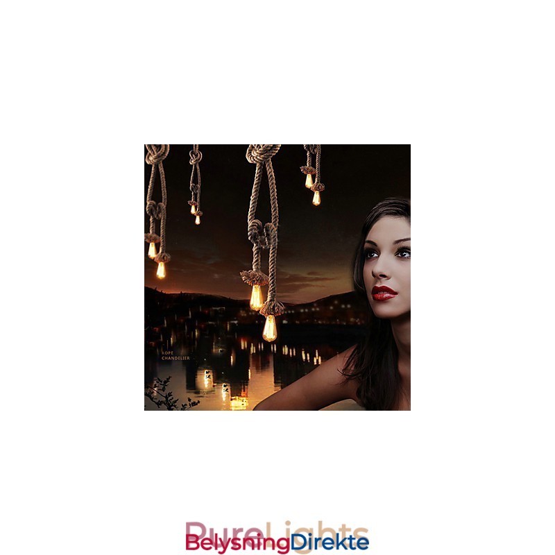 Kreativ Multifunksjonell Lysekrone I Hamptau